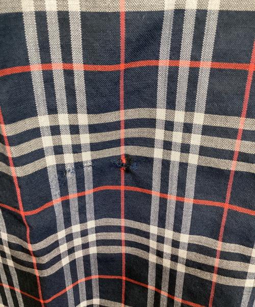 Burberry's（バーバリーズ）Burberry's (バーバリーズ) 古着チェックシャツ ネイビー サイズ:	SIZE 9の古着・服飾アイテム