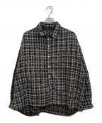 DANKE SCHONダンケ シェーン）の古着「ツイードジャケット」｜ブラック