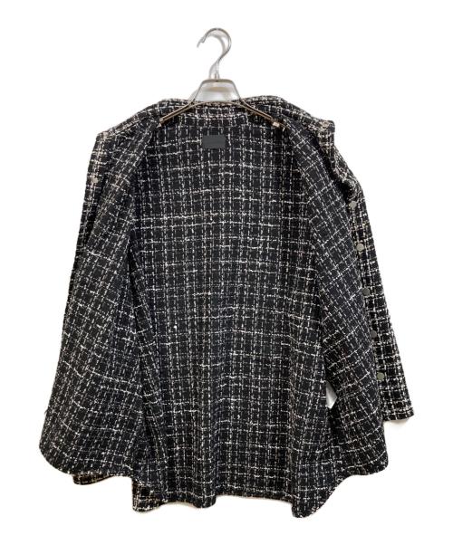 DANKE SCHON（ダンケ シェーン）DANKE SCHON (ダンケ シェーン) ツイードジャケット ブラック サイズ:Freeの古着・服飾アイテム