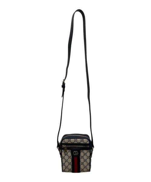 GUCCI（グッチ）GUCCI (グッチ) オフィディア GGスプリーム インターロッキングG ネイビーの古着・服飾アイテム