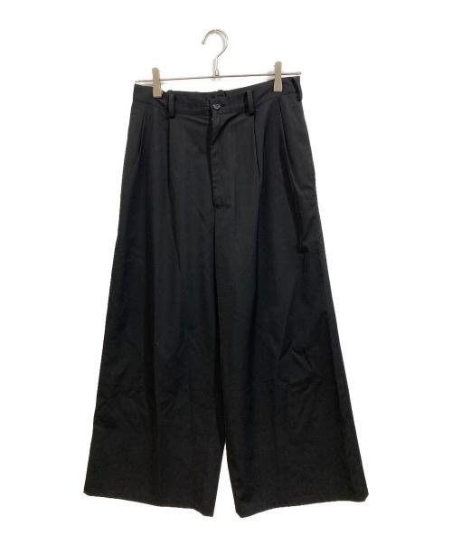 Y's（ワイズ）Y's (ワイズ) ウールスラックス ブラック サイズ:SIZE 3の古着・服飾アイテム
