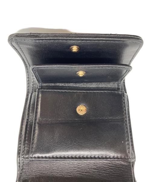 CHANEL（シャネル）CHANEL (シャネル) 3つ折り財布 ブラックの古着・服飾アイテム