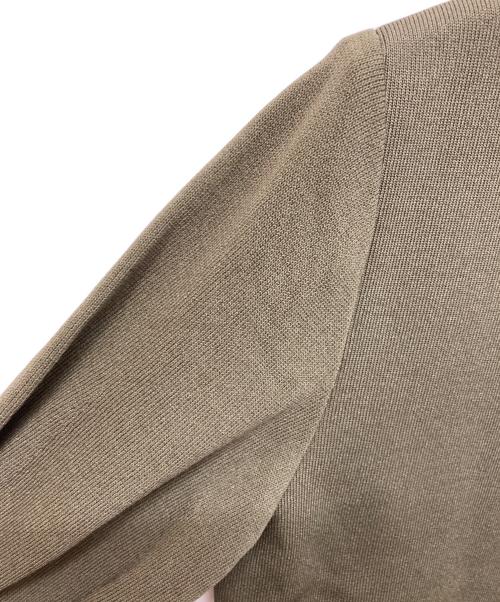 LANVIN COLLECTION（ランバンコレクション）LANVIN COLLECTION (ランバンコレクション) フェイクレザーワンピース オリーブ サイズ:実寸をご確認くださいの古着・服飾アイテム