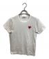 PLAY COMME des GARCONS（プレイコムデギャルソン）の古着「ハートロゴTシャツ」｜ホワイト