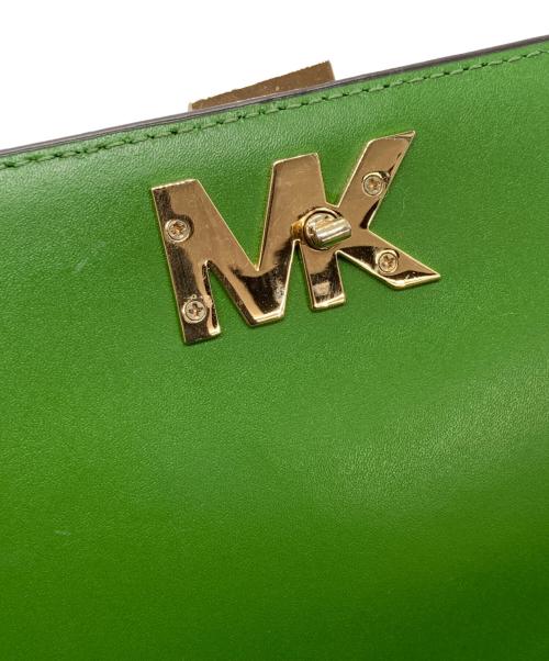 MICHAEL KORS（マイケル・コース）MICHAEL KORS (マイケル・コース) Mott MEDIUM Leather Satchel BAG グリーンの古着・服飾アイテム