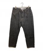 YAECAヤエカ）の古着「テーパードデニムパンツ」｜ブラック