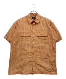 OLD GAP（オールドギャップ）の古着「半袖チェックシャツ」｜ブラウン