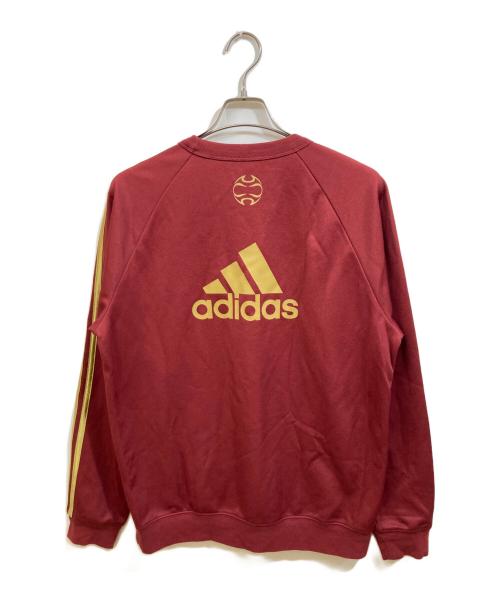 adidas（アディダス）adidas (アディダス) ゲームトレーニングシャツ レッド サイズ:Mの古着・服飾アイテム