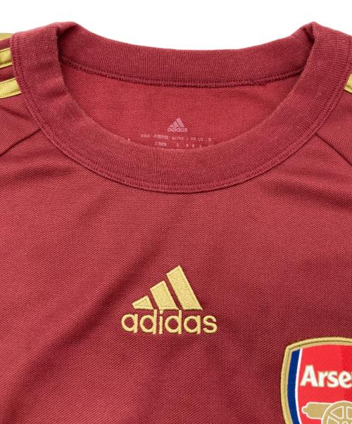 adidas（アディダス）adidas (アディダス) ゲームトレーニングシャツ レッド サイズ:Mの古着・服飾アイテム