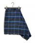 Vivienne Westwood（ヴィヴィアンウエストウッド）の古着「チェックラップスカート」｜ブルー