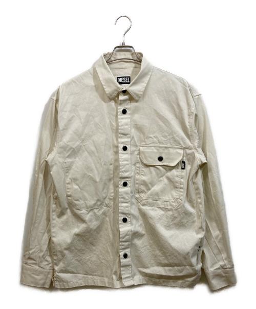 DIESEL（ディーゼル）DIESEL (ディーゼル) 長袖シャツ アイボリー サイズ:SIZE Mの古着・服飾アイテム