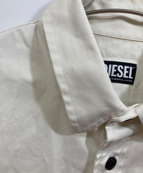 DIESEL（ディーゼル）DIESEL (ディーゼル) 長袖シャツ アイボリー サイズ:SIZE Mの古着・服飾アイテム