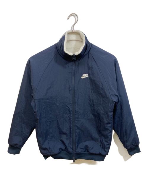 NIKE（ナイキ）NIKE (ナイキ) BIG SWOOSH REVERSIBLE BOA JACKET ネイビー×ホワイト サイズ:Sの古着・服飾アイテム