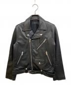 JOURNAL STANDARDジャーナルスタンダード）の古着「シープスキンレザーライダースジャケット」｜ブラック