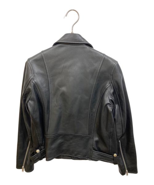 JOURNAL STANDARD（ジャーナルスタンダード）JOURNAL STANDARD (ジャーナルスタンダード) シープスキンレザーライダースジャケット ブラック サイズ:Sの古着・服飾アイテム