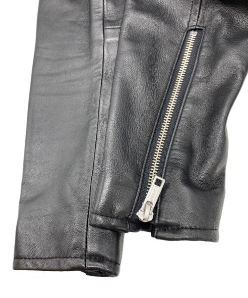 JOURNAL STANDARD（ジャーナルスタンダード）JOURNAL STANDARD (ジャーナルスタンダード) シープスキンレザーライダースジャケット ブラック サイズ:Sの古着・服飾アイテム