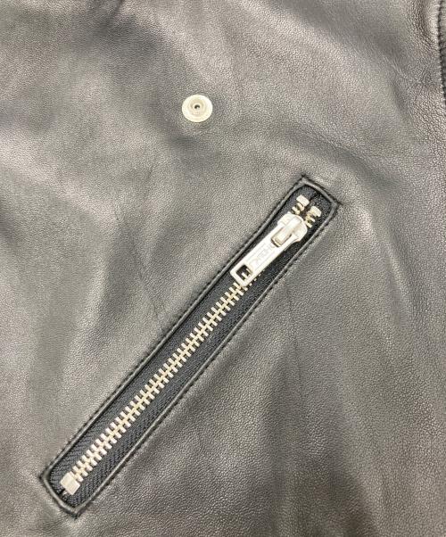 JOURNAL STANDARD（ジャーナルスタンダード）JOURNAL STANDARD (ジャーナルスタンダード) シープスキンレザーライダースジャケット ブラック サイズ:Sの古着・服飾アイテム