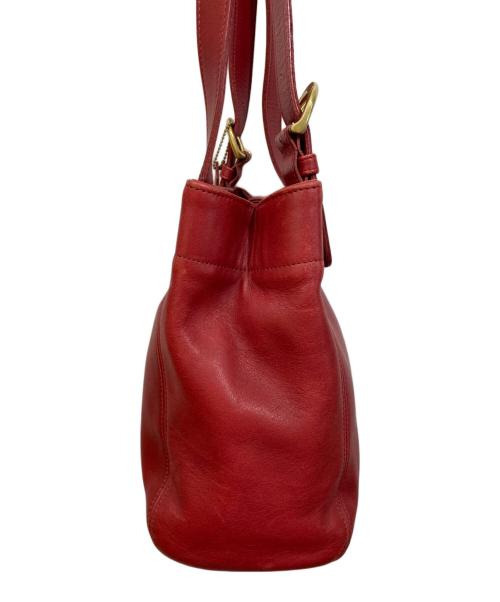 COACH（コーチ）COACH (コーチ) トートバッグ レッドの古着・服飾アイテム