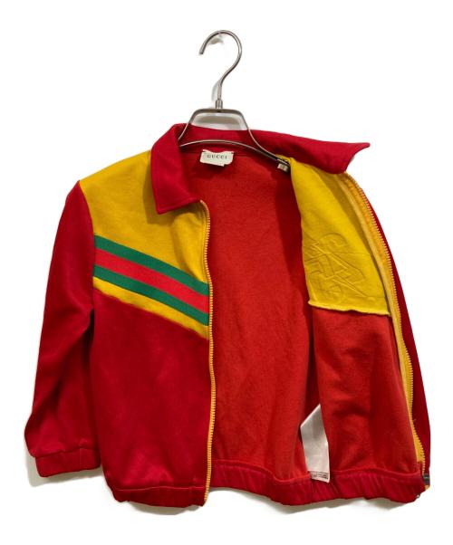 GUCCI（グッチ）GUCCI (グッチ) セットアップジャージ レッド×イエロー サイズ:6の古着・服飾アイテム