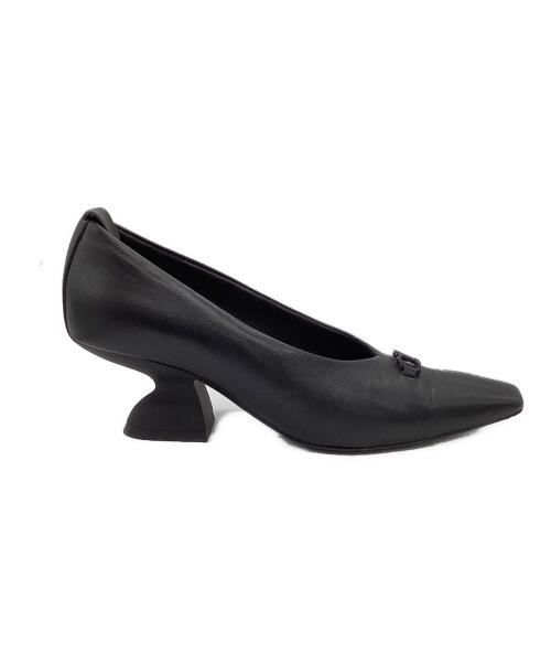 Salvatore Ferragamo（サルヴァトーレ フェラガモ）Salvatore Ferragamo (サルヴァトーレ フェラガモ) ヒールパンプス ブラック サイズ:5の古着・服飾アイテム