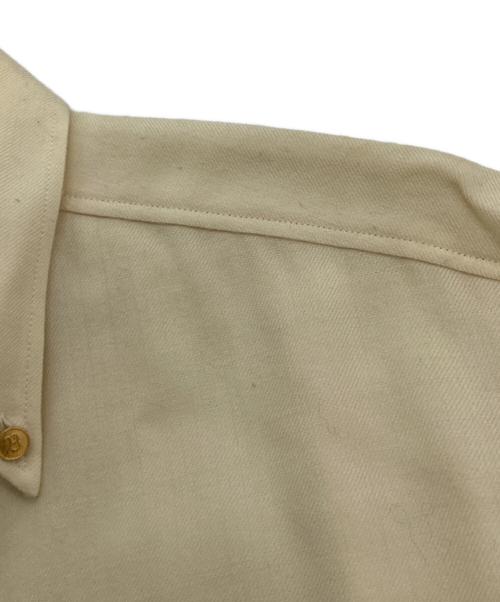 Burberry's（バーバリー）Burberry's (バーバリーズ) ウールエンブレムシャツ アイボリー サイズ:SIZE 9の古着・服飾アイテム