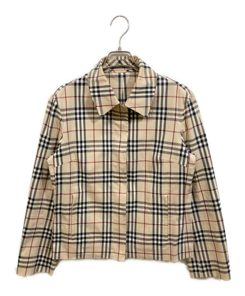BURBERRY LONDON（バーバリーロンドン）BURBERRY LONDON (バーバリーロンドン) ノバチェックジャケット ベージュ サイズ:40の古着・服飾アイテム