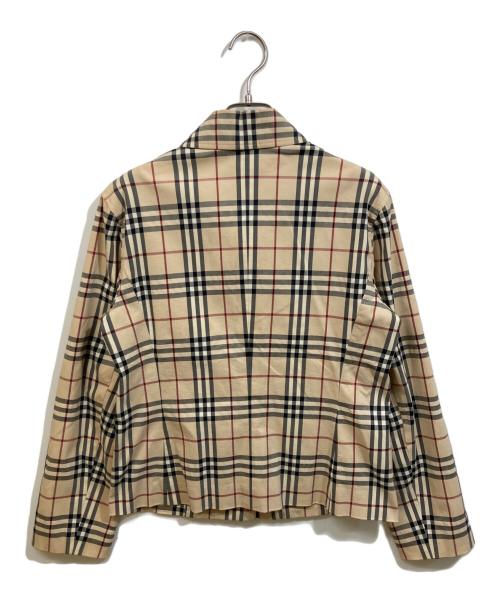 BURBERRY LONDON（バーバリーロンドン）BURBERRY LONDON (バーバリーロンドン) ノバチェックジャケット ベージュ サイズ:40の古着・服飾アイテム