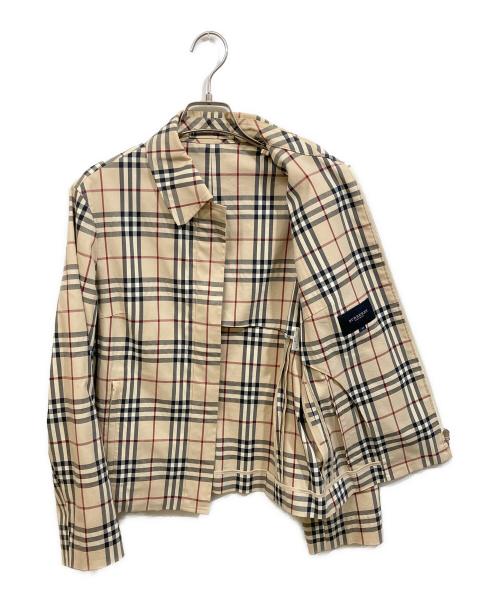 BURBERRY LONDON（バーバリーロンドン）BURBERRY LONDON (バーバリーロンドン) ノバチェックジャケット ベージュ サイズ:40の古着・服飾アイテム