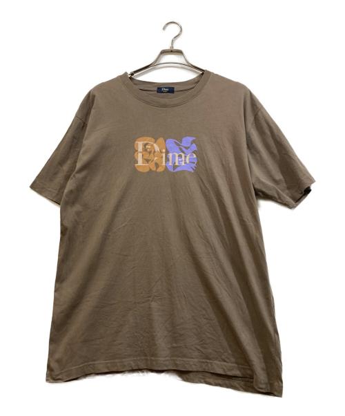 Dime（ダイム）Dime (ダイム) Classic Duo T-Shirt ベージュ サイズ:	SIZE XLの古着・服飾アイテム