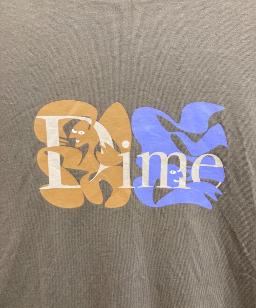 Dime（ダイム）Dime (ダイム) Classic Duo T-Shirt ベージュ サイズ:	SIZE XLの古着・服飾アイテム