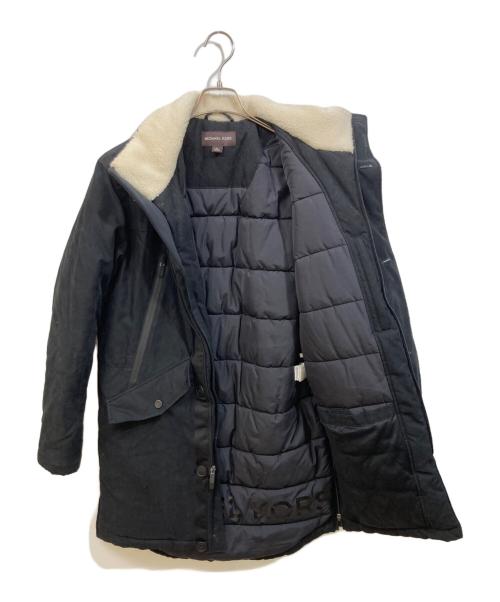 MICHAEL KORS（マイケル・コース）MICHAEL KORS (マイケル・コース) Faux Fur-Trim Cotton Blend Parka ブラック サイズ:XSの古着・服飾アイテム