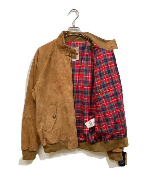 BARACUTA（バラクータ）BARACUTA (バラクータ) ゴートスエードハリントンジャケット ブラウン サイズ:44の古着・服飾アイテム