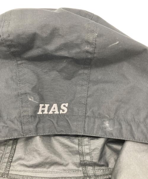 HIDE AND SEEK（ハイドアンドシーク）HIDE AND SEEK (ハイドアンドシーク) Nylon Zip Jacket ブラック×グリーン サイズ:XLの古着・服飾アイテム