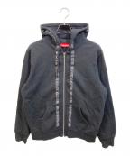 SUPREMEシュプリーム）の古着「Topline Zip Up Sweatshirt」｜ブラック