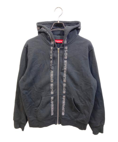 SUPREME（シュプリーム）Supreme (シュプリーム) Topline Zip Up Sweatshirt ブラック サイズ:Mの古着・服飾アイテム