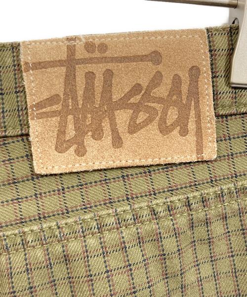 stussy（ステューシー）stussy (ステューシー) Check Big OL オリーブ サイズ:30の古着・服飾アイテム