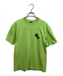 stussy（ステューシー）の古着「ダイスプリントTシャツ」｜黄緑