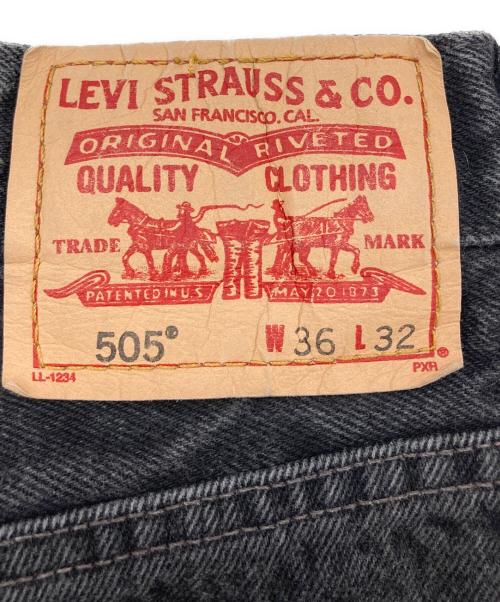 LEVI'S（リーバイス）LEVI'S (リーバイス) 505デニムパンツ ブラック サイズ:W36×L32の古着・服飾アイテム