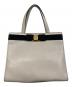 Salvatore Ferragamo（サルヴァトーレ フェラガモ）の古着「ヴァラリボンハンドバッグ」｜ベージュ