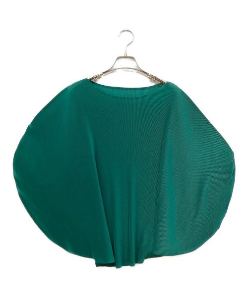 PLEATS PLEASE（プリーツプリーズ）PLEATS PLEASE (プリーツプリーズ) バルーンカットソー グリーン サイズ:サイズ表記なしの古着・服飾アイテム