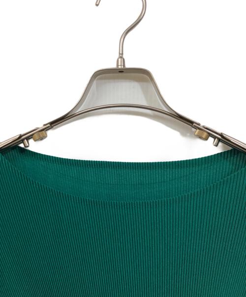 PLEATS PLEASE（プリーツプリーズ）PLEATS PLEASE (プリーツプリーズ) バルーンカットソー グリーン サイズ:サイズ表記なしの古着・服飾アイテム