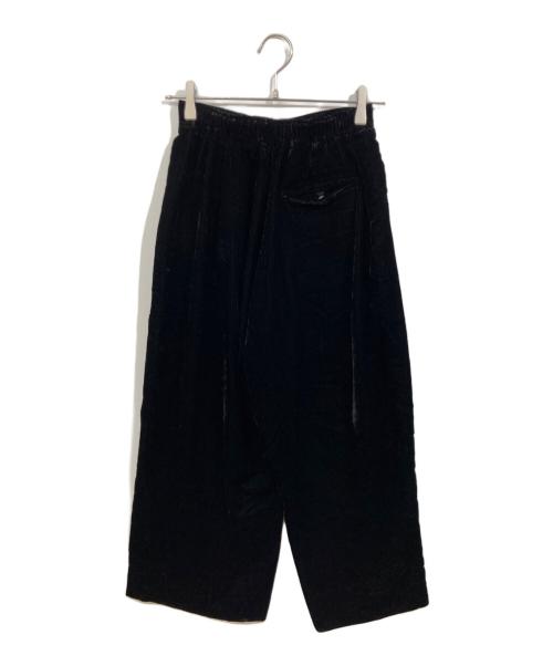 Y's（ワイズ）Y's (ワイズ) ベロアパンツ ブラック サイズ:2の古着・服飾アイテム