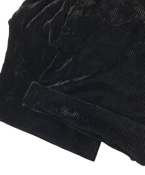 Y's（ワイズ）Y's (ワイズ) ベロアパンツ ブラック サイズ:2の古着・服飾アイテム