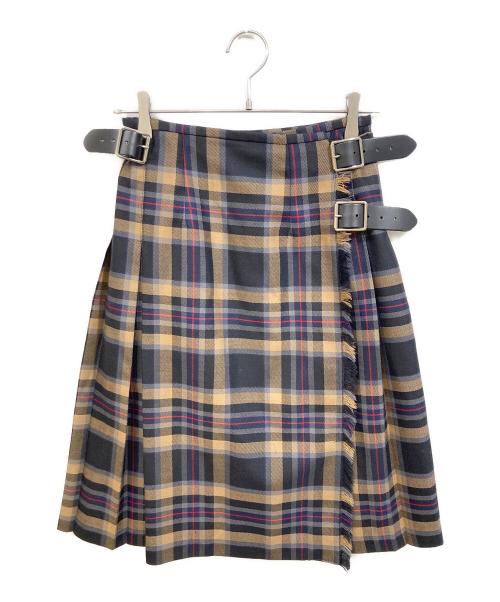 O'NEIL OF DUBLIN（オニールオブダブリン）O'NEIL OF DUBLIN (オニールオブダブリン) ラップスカート ベージュ サイズ:40の古着・服飾アイテム