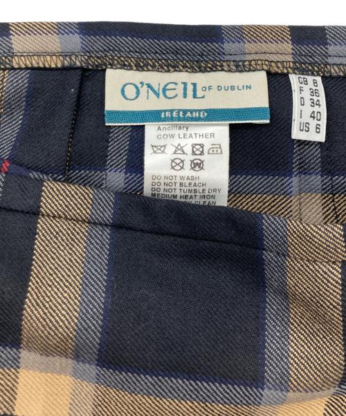 O'NEIL OF DUBLIN（オニールオブダブリン）O'NEIL OF DUBLIN (オニールオブダブリン) ラップスカート ベージュ サイズ:40の古着・服飾アイテム