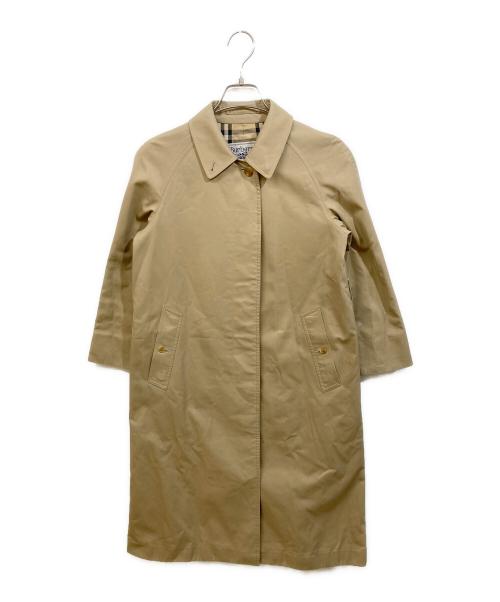 Burberry's（バーバリー）Burberry's (バーバリーズ) 裏ノバチェックステンカラーコート ベージュ サイズ:7AB2の古着・服飾アイテム