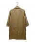 Burberry's (バーバリーズ) 裏ノバチェックステンカラーコート ベージュ サイズ:7AB2：8000円