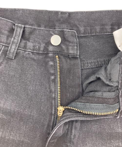 CITIZEN OF NO PLACE（シチズン オブ ノープレイス）CITIZEN OF NO PLACE (シチズン オブ ノープレイス) Ripped Detail Jeans ブラック サイズ:XSの古着・服飾アイテム