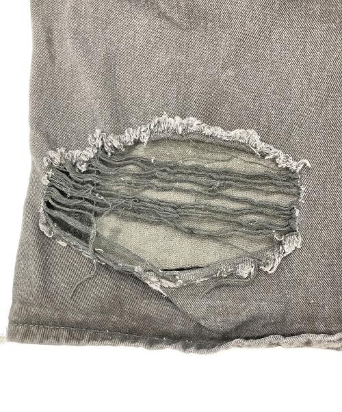 CITIZEN OF NO PLACE（シチズン オブ ノープレイス）CITIZEN OF NO PLACE (シチズン オブ ノープレイス) Ripped Detail Jeans ブラック サイズ:XSの古着・服飾アイテム