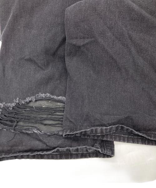 CITIZEN OF NO PLACE（シチズン オブ ノープレイス）CITIZEN OF NO PLACE (シチズン オブ ノープレイス) Ripped Detail Jeans ブラック サイズ:XSの古着・服飾アイテム